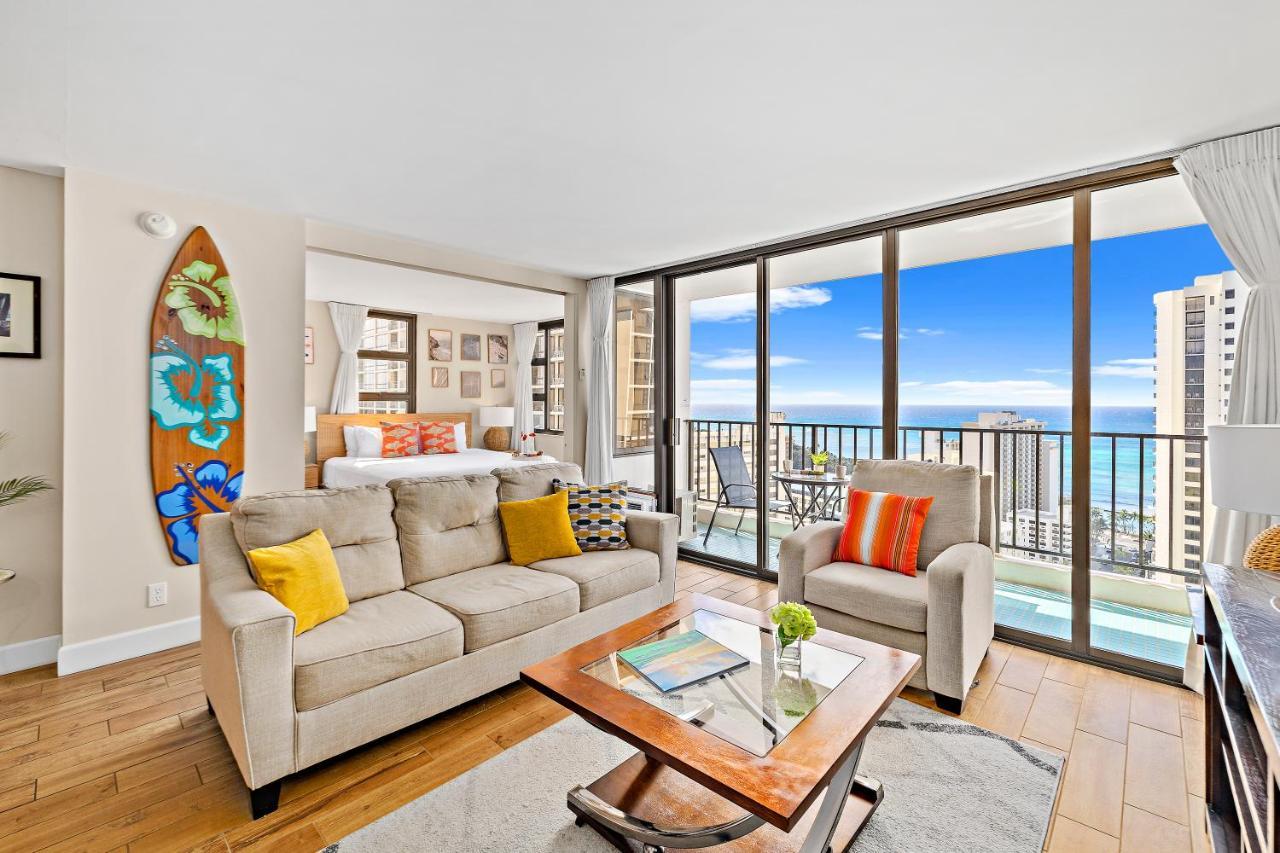 Waikiki Banyan 1Br With Great Ocean Views, Steps To Beach & Parking! Honolulu Eksteriør billede