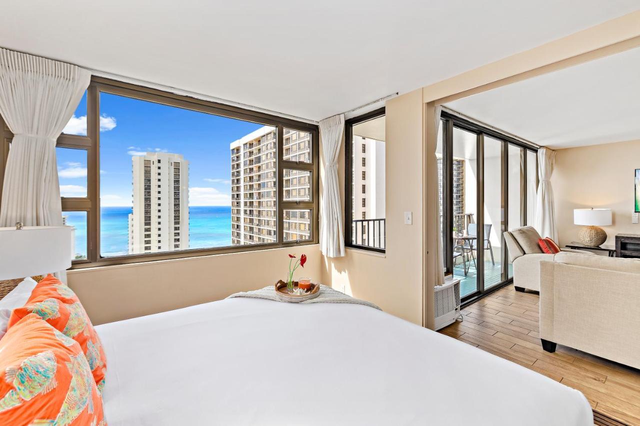 Waikiki Banyan 1Br With Great Ocean Views, Steps To Beach & Parking! Honolulu Eksteriør billede