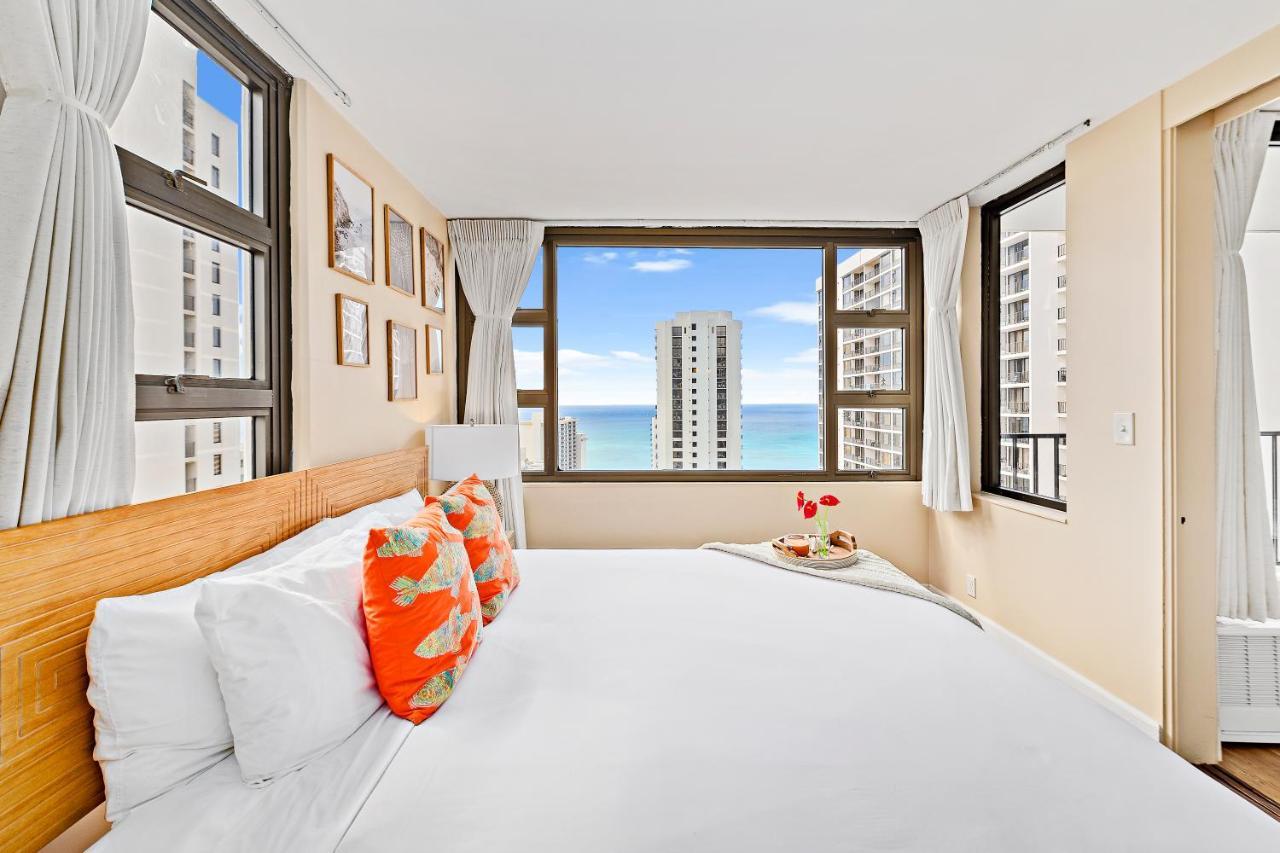 Waikiki Banyan 1Br With Great Ocean Views, Steps To Beach & Parking! Honolulu Eksteriør billede